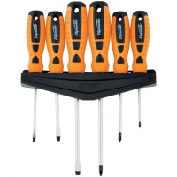 Набор отверток, 2 шт "Sparta" крестовая и шлицевая (фигурная и плоская)